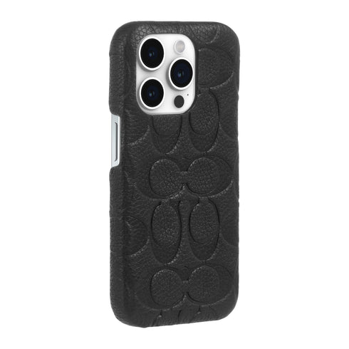 Coach Leather Slim Wrap Signature C Case for iPhone 15 CH052542 840171733242