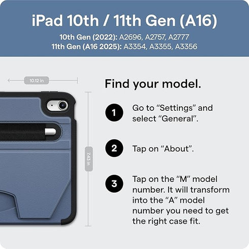 Zugu Case for iPad 10.9 ZG-22-10THP