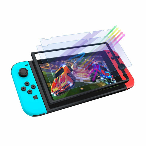 Blu Element Blue Light Tempered Glass Screen Protector 2 Pack for Nintendo Switch BETGBLNS 732442251565