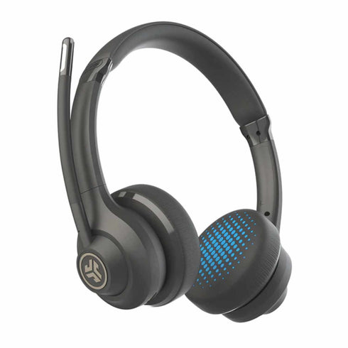 JLab Go Work Gen2 Wireless or Wired On Ear Headphones IFCHBGOWORKRBLK4 812887019569