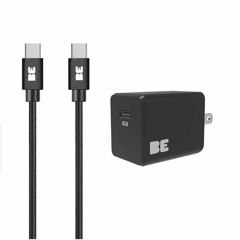 Blu Element Wall Charger USB-C 20W PD with USB-C to USB-C Cable BEWCA20W4CB 732442242631