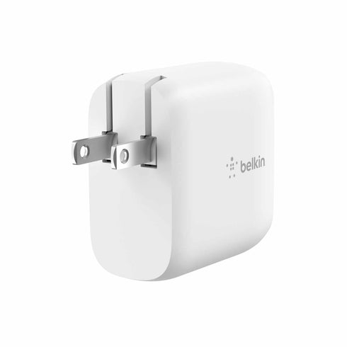 Belkin Dual USB-C PD Wall Charger 40W WCB006dqWH 745883825424