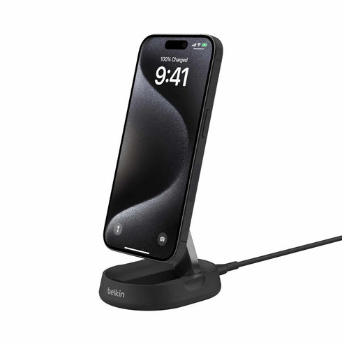 Belkin BoostCharge Pro Convertible Magnetic Wireless Charging Stand with Qi2 15W WIA008ttBKCA