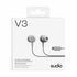 Sudio V3 Wired Earbuds V3WHT 817427038765