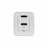 Blu Element Wall Charger Dual USB-C 35W Bulk Package BEW35DCCWB 732442242815