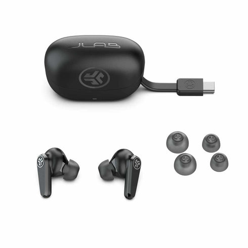 JLab Go Pods ANC True Wireless Earbuds IFCEBGOPODSRBLK124 810119073013