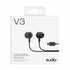 Sudio V3 Wired Earbuds V3BLK 817427032152