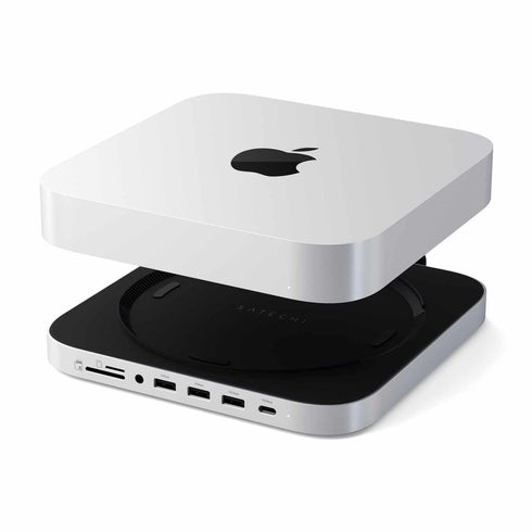 Satechi Stand & Hub - Mac Mini/Studio With NVMe SSD Enclosure STGMMSHS 810086361052