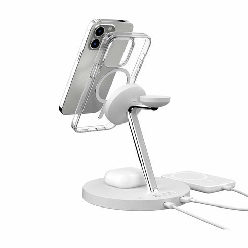 SwitchEasy MagEasy PowerStation 4-in-1 Magnetic Wireless Charging Stand MAAIWA130WH22 4895241113932
