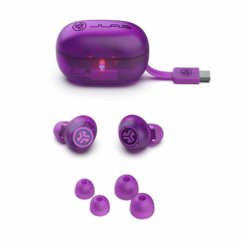 JLab Go Pop ANC True Wireless Earbuds IFCEBGOANCRTRAPUR124 810119072962