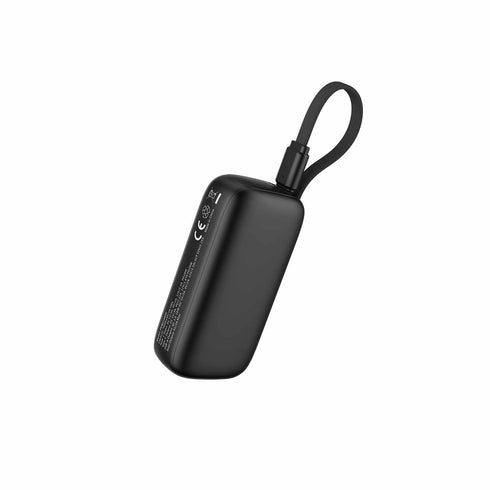 Blu Element PowerFlex 20W Power Bank w/Built-In USB-C Cable BEPB5KBK1 732442252548
