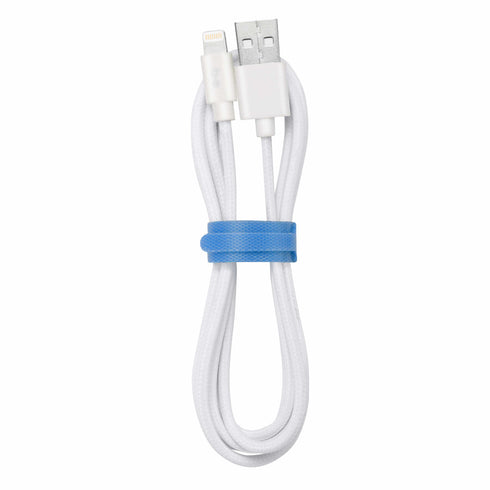 Blu Element Braided Charge/Sync Lightning to USB-A Cable B6MFIWH 757347730748