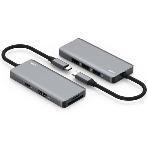 JCPal Linx USBforC 7in1 Hub (1 x USB3.0, 2 x USB2.0, 1 x USBCforPD, 1 x SD Card Reader, 1 x MicroSD Card Reader, 1 HDMI)