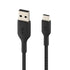 Belkin BoostCharge USB-C USB-A 1M Cable CAB002BT1MBK