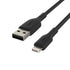 Belkin BoostCharge Braided Lightning to USB-A Cable 6ft CAA002bt2MBK