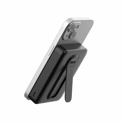 Blu Element Qi2 SLIM Wireless Power Bank with Kickstand BEPBQi210KBK 732442251596
