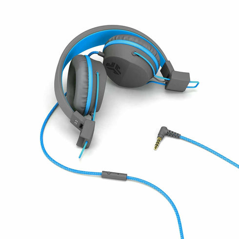 JLab JBuddies Over Ear Folding Headphones IFCHJKSTUDIORGRYBLU122 812887015424