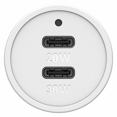 OtterBox Dual USB Premium Fast Charge Car Charger PD 30W + PD 20W 7881014 840304706396