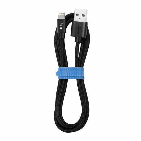Blu Element Braided Charge/Sync Lightning to USB-A Cable B6MFIBK 757347730755