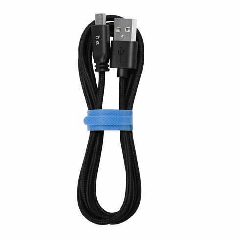 Blu Element Braided Charge/Sync Micro USB to USB-A Cable B4MICBK 757347730847