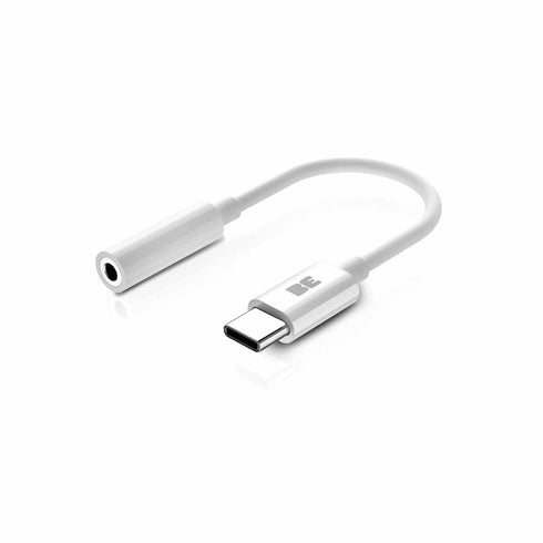 Blu Element USB-C to 3.5mm Headphone Jack Adapter White BEUSBCAUW 732442247490