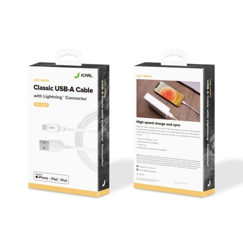 JCPal Linx Classic USBforA to MFI Lightning Cable JCP6264