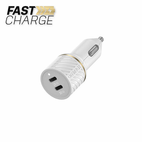 OtterBox Dual USB Premium Fast Charge Car Charger PD 30W + PD 20W 7881014 840304706396
