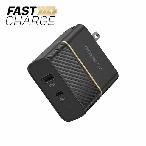 OtterBox Dual Fast Charge PD Wall Charger USB-C 30W 7881020