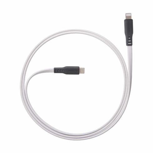 Ventev ChargeSync Flat USB-C to Lightning Cable 3ft FC3WHT256525