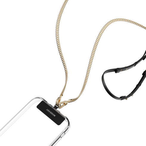 MagEasy Leather Chain Modern Strap + Card MPHIPH224BO23 4895241121258
