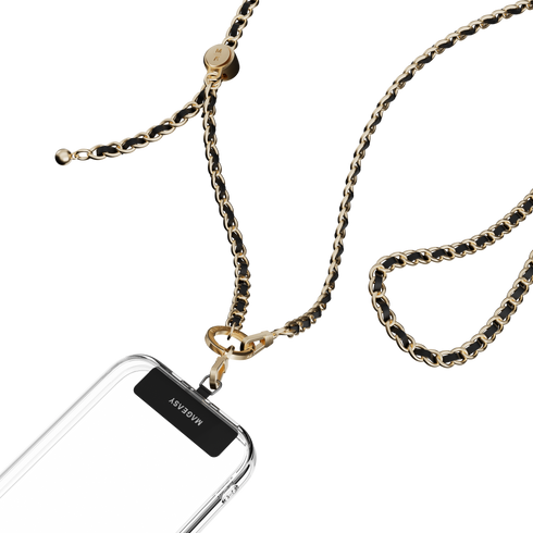 MagEasy Leather Chain Classic Strap + Card MPHIPH222BO23 4895241121234