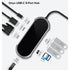 JCPal Onyx USBforC 9forPort Hub (1 x VGA, 3 x USB3.0, 1 x HDMI, 1 x USBCforPD, 1 x RJ45, 1 x SD Card Reader, 1 x TF2 Card Reader)