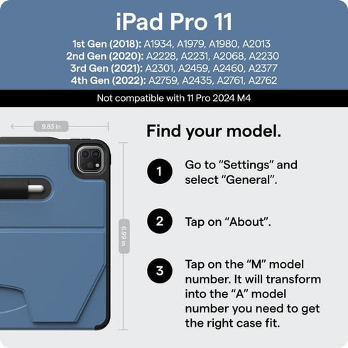 Zugu Case for iPad Pro 11 ZG-21-11OLV 858743007707