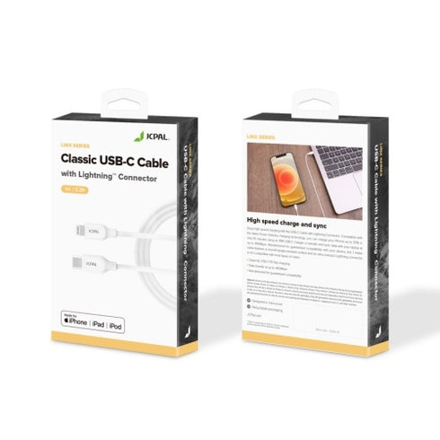 JCPal Linx Classic USBforC to MFI Lightning Cable JCP6263