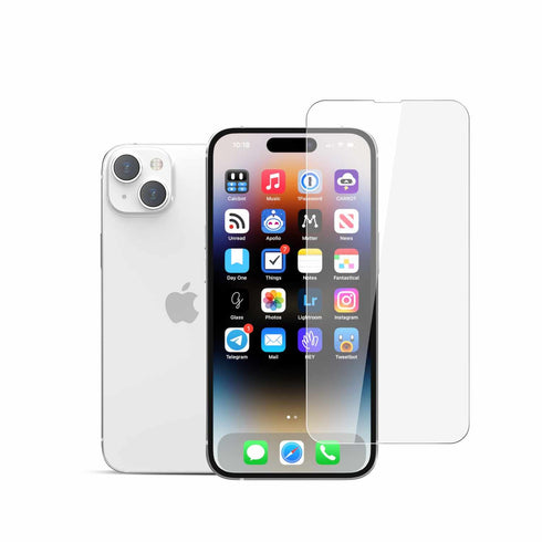 22 cases Tempered Glass Screen Protector for iPhone 15 22SPIP15 4895253500881