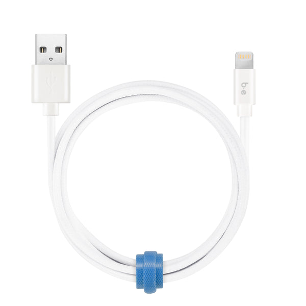 Blu Element Braided Charge/Sync Lightning to USB-A Cable B6MFIWH