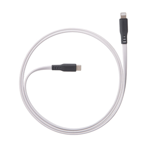 Ventev ChargeSync Flat USB-C to Lightning Cable 3ft FC3WHT256525