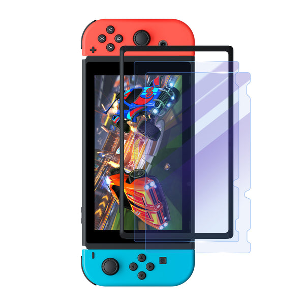 Blu Element Blue Light Tempered Glass Screen Protector 2 Pack for Nintendo Switch BETGBLNS