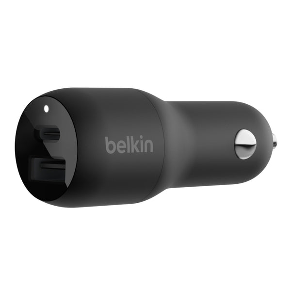 Belkin 37W Dual USB-C/USB-A Power Delivery PPS Car Charger CCB004btBK