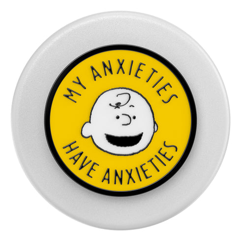 PopSockets PopGrip for MagSafe Round with Adapter Ring Enamel My Anxieties Have Anxieties 114691