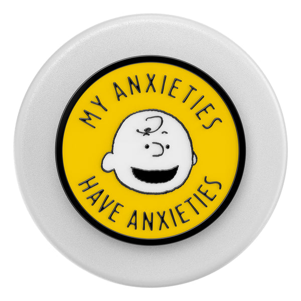 PopSockets PopGrip for MagSafe Round with Adapter Ring Enamel My Anxieties Have Anxieties 114691