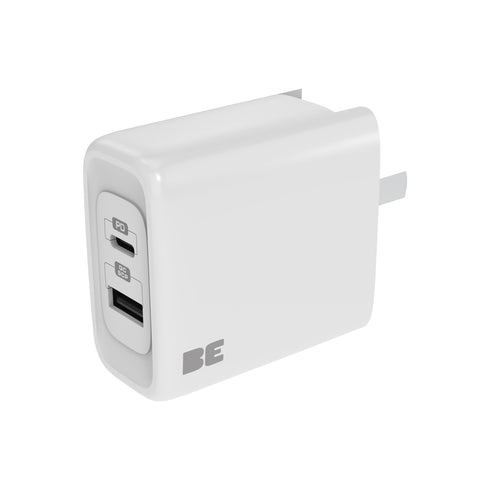 Blu Element Wall Charger Dual USB-C 45W PD and USB-A BEWCCS45WW