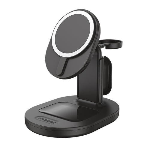 OtterBox 3-in-1 Wireless Charger 7.5W Multidevice Stand for MagSafe 7881156