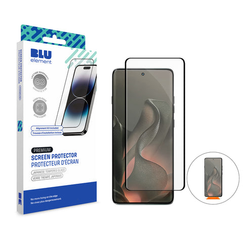 Blu Element Screen Protector for with Installation Kit for Moto BETGSPIKMGED