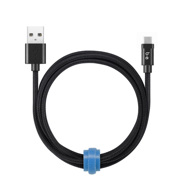 Blu Element Braided Charge/Sync USB-C to USB-A Cable B4TCBK