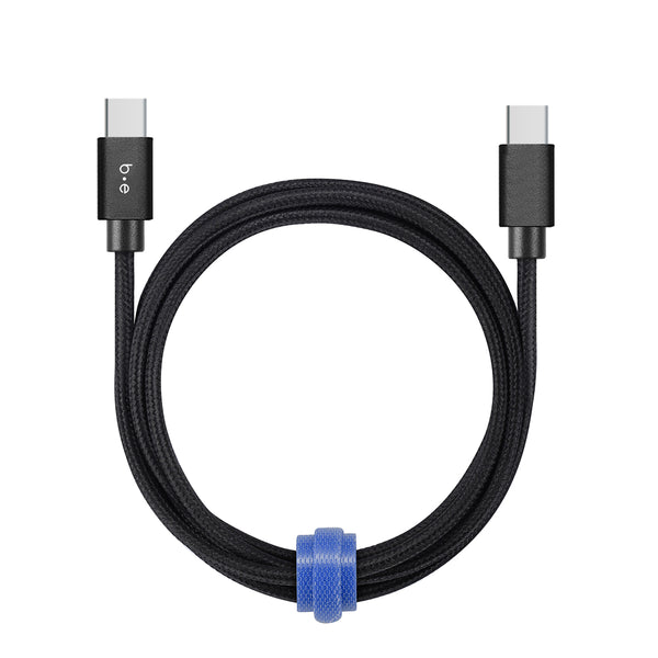 Blu Element Braided Charge/Sync USB-C to USB-C 60W Cable BEC2C4B
