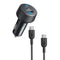 Anker 35W Car Charger 2-Port USB-A/USB-C with USB-C Cable B2732HF15