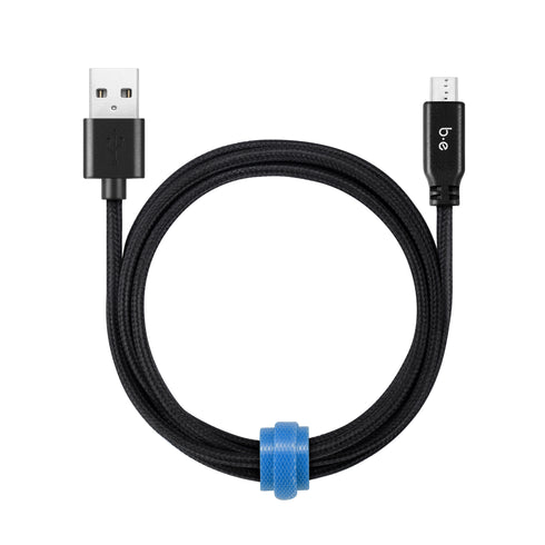 Blu Element Braided Charge/Sync Micro USB to USB-A Cable B4MICBK
