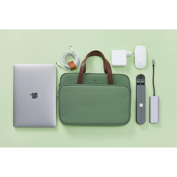 JCPal Milan briefcase sleeve for 13" / 14" / 15" / 16" MacBook Pro, MacBook Air, and Laptop